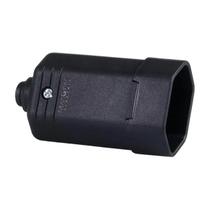 Tomada 3 Pinos 10A Fêmea TMD1 Preto Margirius