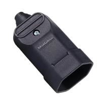 Tomada 3 Pinos 10A Fêmea TMD11 Preto Margirius