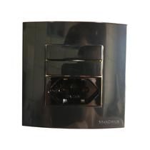 Tomada 3 Pinos 10a + Interruptor Duplo Paralelo Preto Móvel Marmore Drywall Gesso Granito Móveis Pedra Embutir Margirius Tomada 3 Pinos 10a + Interruptor Duplo Paralelo Preto Móvel Marmore Drywall Gesso Granito Móveis Pedra Embutir Margirius