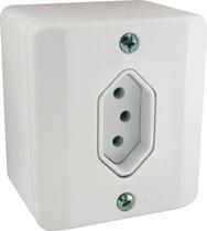 Tomada 3 Pólos (2P+T) 20a Sistema X Branco Radial