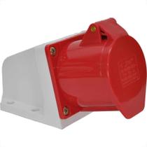 Tomada 3 Polos +Terra Jng 380V 32A Vermelha 52867 Tomada 3 Polos +Terra Jng 380V 32A Vermelha 52867