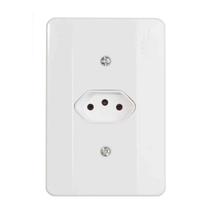 Tomada 3P 10A Linha Millenium Mectronic - Conjunto de Tomadas Elétricas