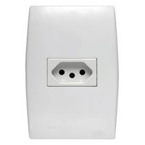 Tomada 4X2 20A Branca Ilus Iriel Tomada 4X2 20A Branca Ilus Iriel