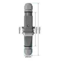 Tomada 6 Pinos Multipolar - 16A - Alumínio Cinza Tomada 6 Pinos Multipolar - 16A - Alumínio Cinza