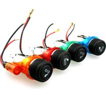 Tomada Acendedor carregador Veicular com LED 12v Prático Versátil Conveniente Universal