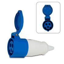 Tomada Acoplamento 2p+t 16a Azul 6h 220/250v Omg 3056