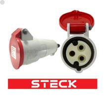 Tomada Acoplamento 3p+t 32a 380/440v Steck