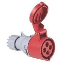 Tomada Acoplamento 3P T 6H - Vermelho - 56255/133 TRAMONTINA