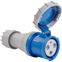 Tomada Acoplamento Industrial 2P+T 125A 220-250Vca 6H Tramontina