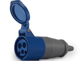 Tomada acoplamento industrial - acoplador 3256 32a 2p+t 220/240 ip44 6h soprano 3,4, e 5 polos Tomada acoplamento industrial - acoplador 3256 32a 2p+t 220/240 ip44 6h soprano 3,4, e 5 polos
