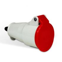 Tomada Acoplamento Industrial Vermelha 3P T 32A 380VN4256 Newkon Steck