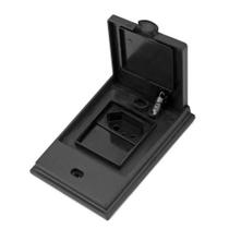 Tomada acqua cj 1 tom 20a preta blux 127450 Tomada acqua cj 1 tom 20a preta blux 127450
