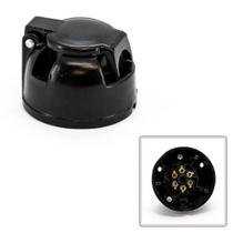 Tomada Automóvel 6 Polos Fêmea Alumínio 12V - Engatcar - 816