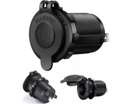 Tomada auxiliar de serviço redonda 12v barco carro motorhome