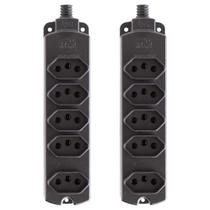 Tomada Barra 5 Posições Régua Extensão 10A 20A Margirius Tomada Barra 5 Posições Régua Extensão 10A 20A Margirius