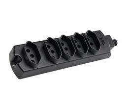 Tomada barra 5 saidas 2p+t10/20a pt margirius