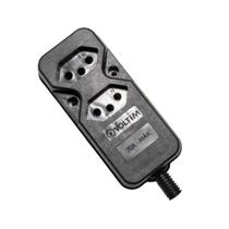 Tomada Barra Dupla 20A 2P+T Preta Reforçada Tomada Barra Dupla 20A 2P+T Preta Reforçada