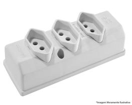 Tomada Barra Hercules 2P T 3 Tom Cinza 20A