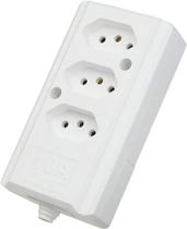 Tomada Barra Hercules 3 (Tripla) 2p+T 10a Br 066200 - INTERNEED Tomada Barra Hercules 3 (Tripla) 2p+T 10a Br 066200 - INTERNEED