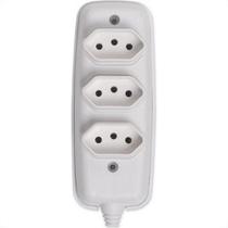 Tomada Barra Ilumi 2P+T. Tripla Cinza 20A. 16331 Tomada Barra Ilumi 2P+T. Tripla Cinza 20A. 16331