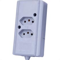Tomada Barra Intern.A Dupla 2P+T 20A Cinza Tomada Barra Intern.A Dupla 2P+T 20A Cinza