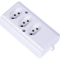 Tomada Barra Intern.B Tripla 2P+T20A Branco Tomada Barra Intern.B Tripla 2P+T20A Branco
