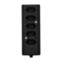 Tomada Barra Intern.D Quint 2P+T 20A Preto