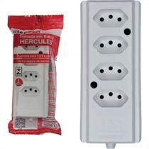 Tomada Barra Interneed 2 Polos +Terra Branca 10A. Quadrupla Tomada Barra Interneed 2 Polos +Terra Branca 10A. Quadrupla