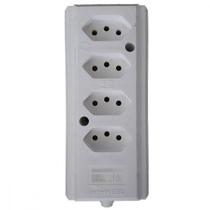 Tomada Barra Interneed (K) Quadrupla 10/20A 2 Polos +Terra Branca 66569 Tomada Barra Interneed (K) Quadrupla 10/20A 2 Polos +Terra Branca 66569