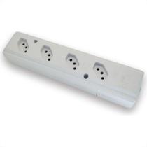 Tomada Barra Interneed Pro45Â Quadrupla 10/20A 2 Polos +Terra Branca 074199 Tomada Barra Interneed Pro45Â Quadrupla 10/20A 2 Polos +Terra Branca 074199