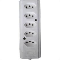 Tomada Barra Interneed Quintupla 10/20A 2 Polos +Terra Branca 66651