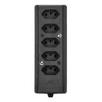 Tomada Barra Quíntupla 20A 2 P+T Preta Interneed