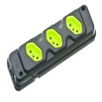 Tomada Barra Tripla 10A/20A Régua Para Extensão 2P+T Tomada Barra Tripla 10A/20A Régua Para Extensão 2P+T