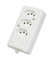 Tomada Barra Tripla 2p+t 20a Branca - Interneed