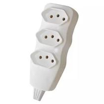 Tomada Barra Tripla Branca 2p+t 20a Garra - Sulfix