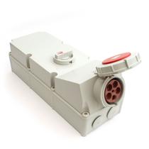 Tomada Bloqueio Mecânico Termoplástica 3P+N+T 125A 380/440v