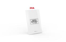 Tomada branca 2p+t 20a beleze enerbras Tomada branca 2p+t 20a beleze enerbras
