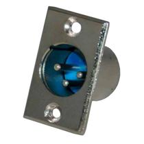 Tomada Canon Macho Cromada Para Painel 3 Pinos Arsolcomp Tomada Canon Macho Cromada Para Painel 3 Pinos Arsolcomp