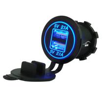 Tomada Carregador Celular Usb Veicular 4.2a (duas Saídas 2.1a) - Substitui O Acendedor Carrega Mesmo Usando O Waze
