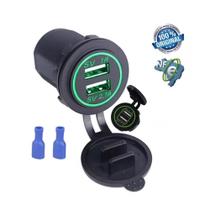 Tomada Carregador Duplo Usb Veicular LE- 6821 VRD 12v/24v Veicular 2 Saídas 1.0a E 2.1a Tomada Carregador Duplo Usb Veicular LE- 6821 VRD 12v/24v Veicular 2 Saídas 1.0a E 2.1a