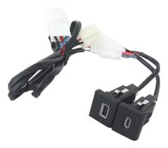 Tomada Carregador Tipo-c E Usb Volkswagen Amarok