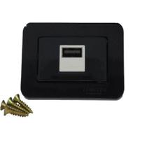 Tomada Carregador Usb Charger 1 Entrada Lumitek Branco ou Preto Tomada Carregador Usb Charger 1 Entrada Lumitek Branco ou Preto