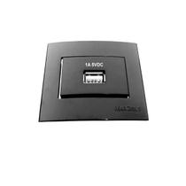 Tomada Carregador Usb Para Moveis 2a Bivolt Preto Margirius