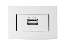 Tomada Carregador Usb Para Moveis 2a Bivolt Sleek Margirius Tomada Carregador Usb Para Moveis 2a Bivolt Sleek Margirius