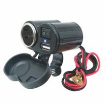 Tomada Carregador USB Veicular Bivolt 12v 24v