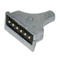 Tomada Carreta Alumínio 7 Polos Macho 24V - Engatcar - 2202