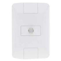 TOMADA COAXIAL TV/VIDEO - LINHA ARIA - TRAMONTINA - Branco - Modular - Fixação Facilitada