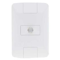 Tomada Coaxial Tv/video - Linha Aria - Tramontina - Branco - Modular - Fixação Facilitada