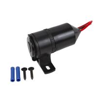 Tomada Com Base 12V Proteção Plástico Preto Attwood