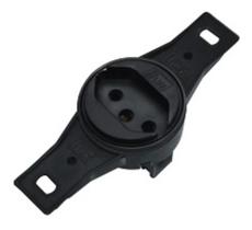 Tomada Com Haste 10A Preta 2P+T - 9890-6 B-lux Tomada Com Haste 10A Preta 2P+T - 9890-6 B-lux